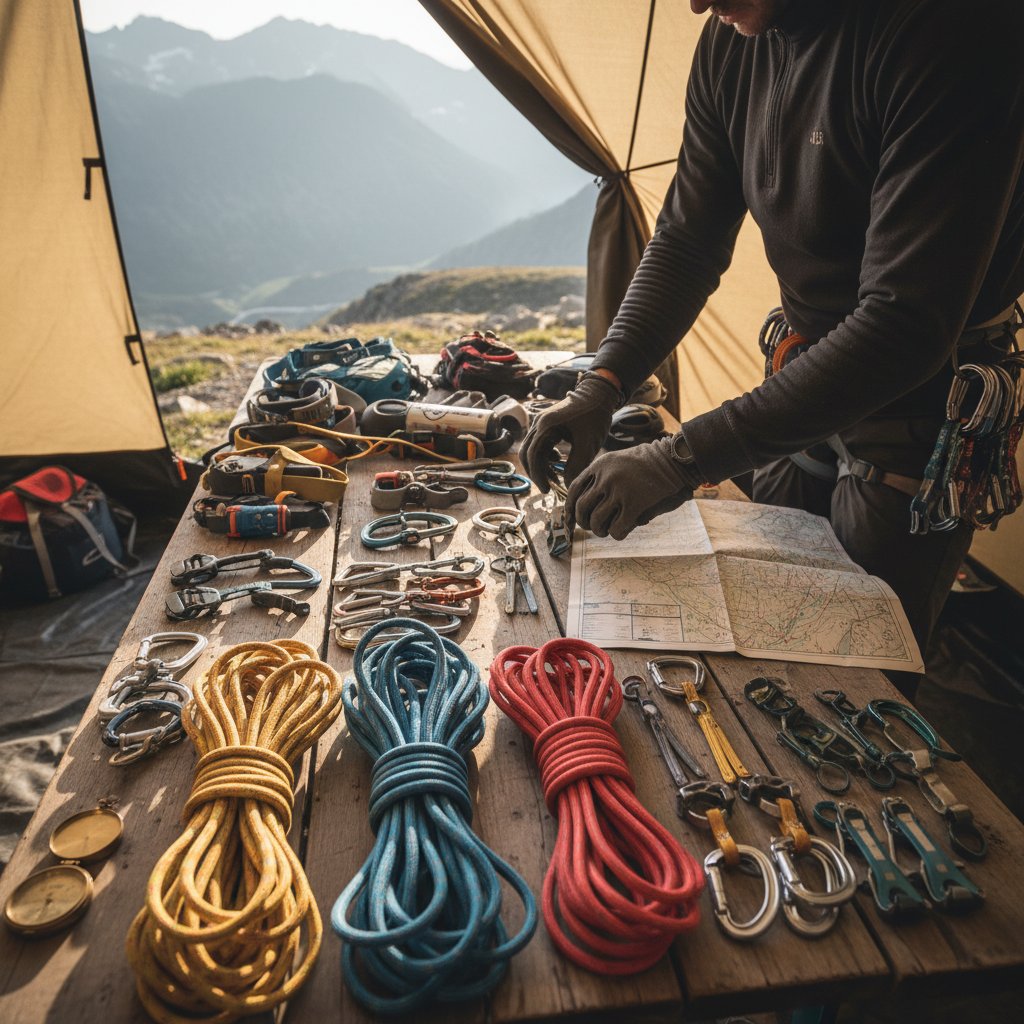Group of hikers on mountain trail